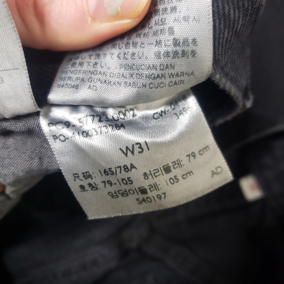 Levi's High Water Wide Leg Crop Black Jeans - Picture 9 of 9